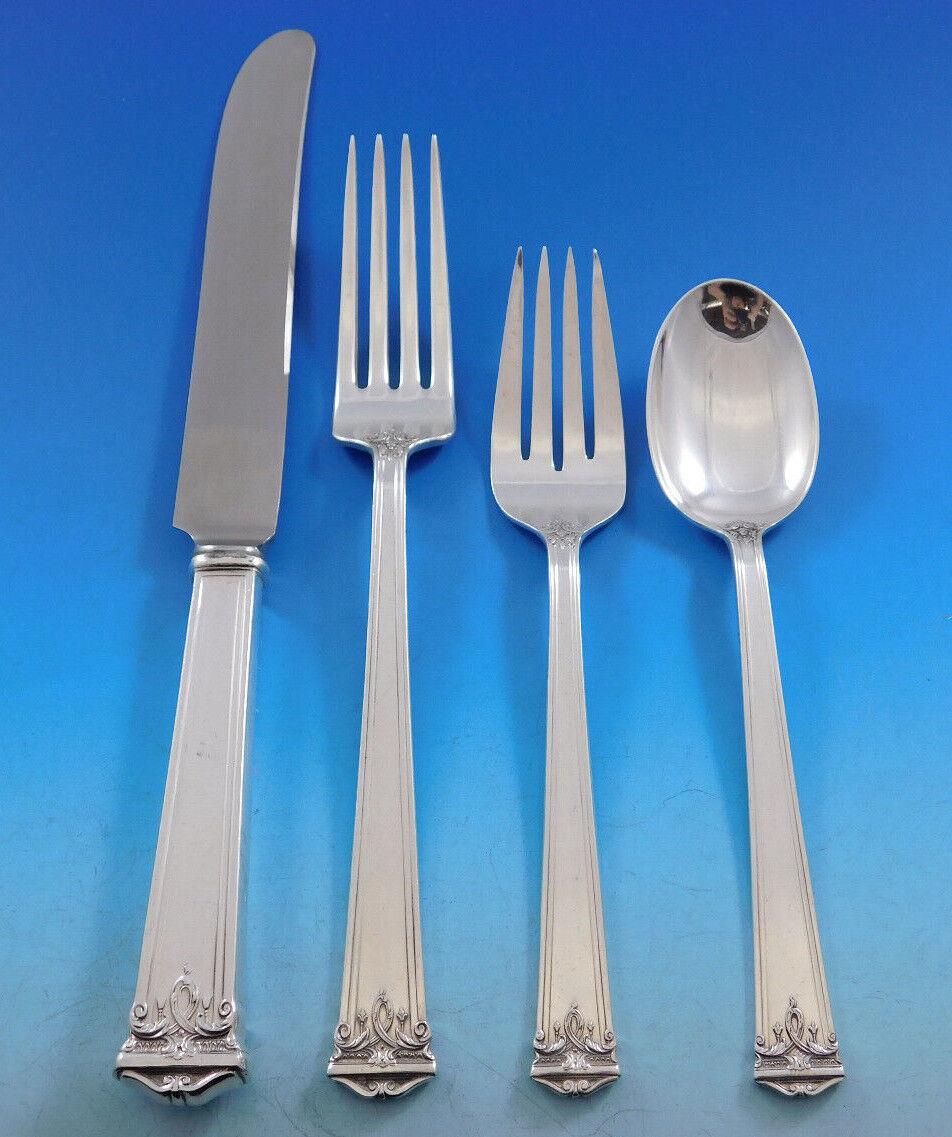 20th Century Trianon by International Sterling Silver Flatware Set 12 Service 138 Pcs Dinner For Sale