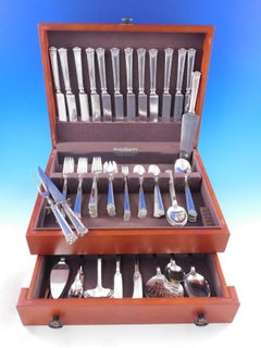 Trianon by International Sterling Silver Flatware Set for 12 Service 109 pieces