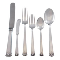 Trianon by International Sterling Silver Flatware Set for 12 Service 79 Pieces