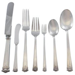 Trianon by International Sterling Silver Flatware Set for 12 Service 93 Pieces