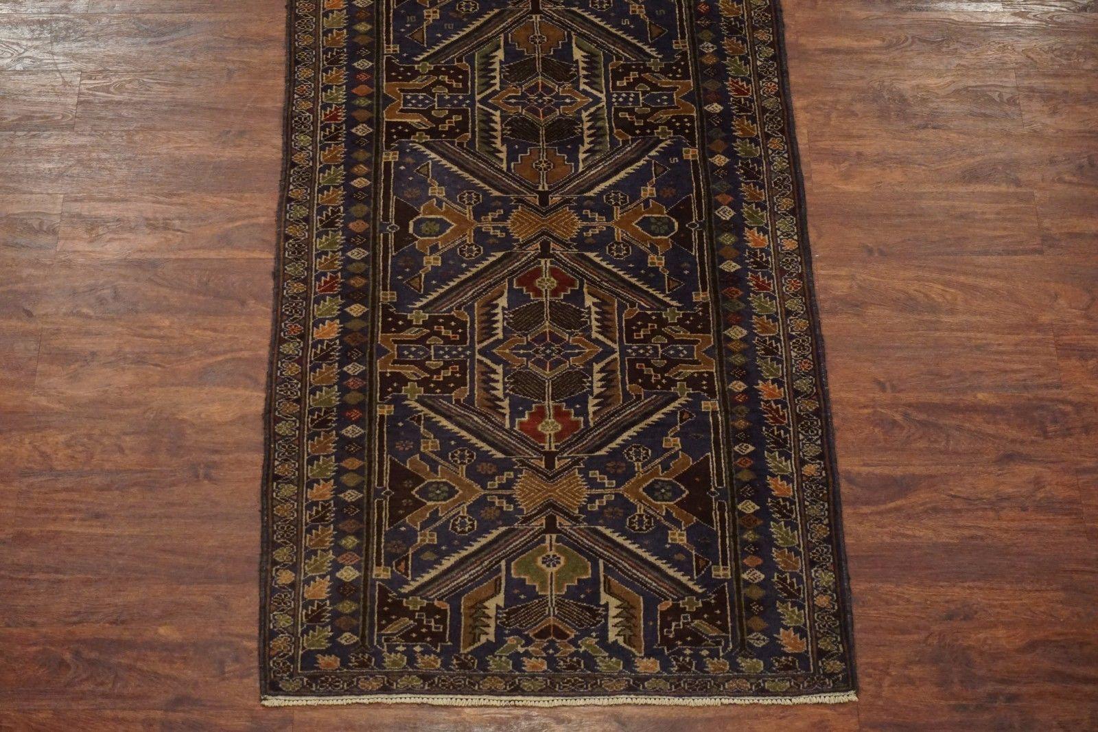Contemporary Tribal Afghan Runner For Sale