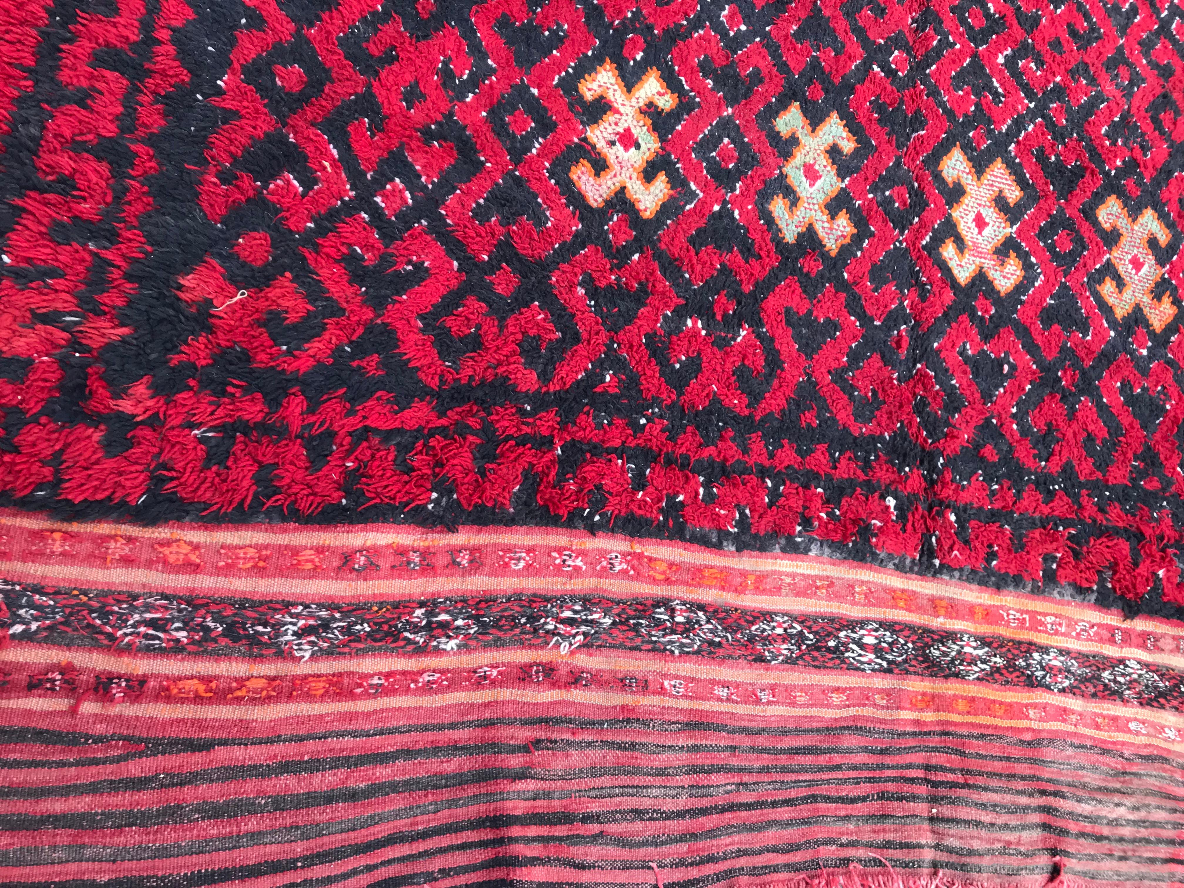 Bobyrugs Algerischer Stammesteppich Nordafrikanische Teppiche Teppiche (Stammeskunst) im Angebot