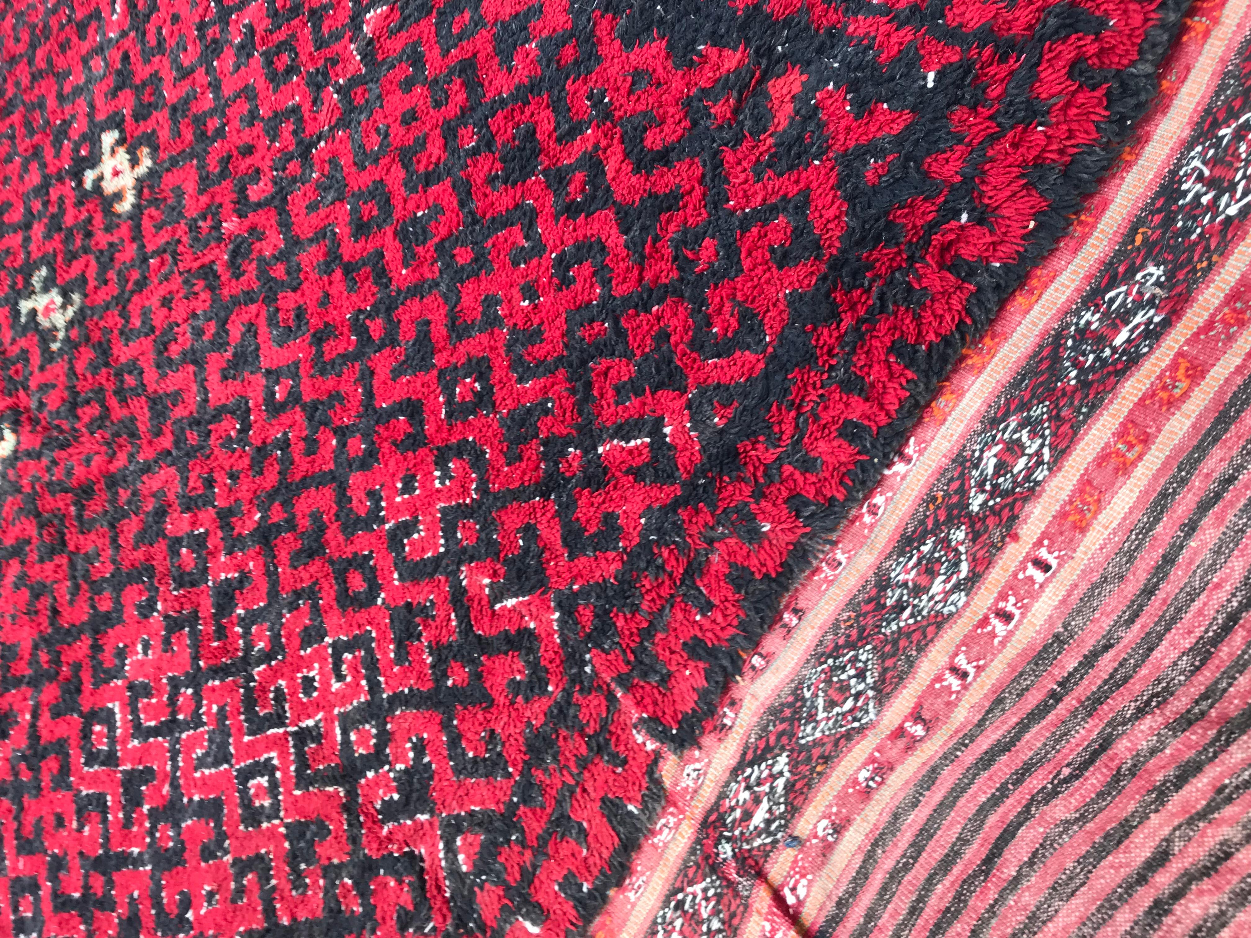 Wool Tribal Algerian Rug North African Rugs Carpets