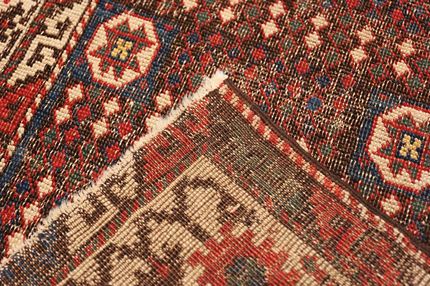 18th Century and Earlier Antique Caucasian Avar Rug. Size: 2' 7