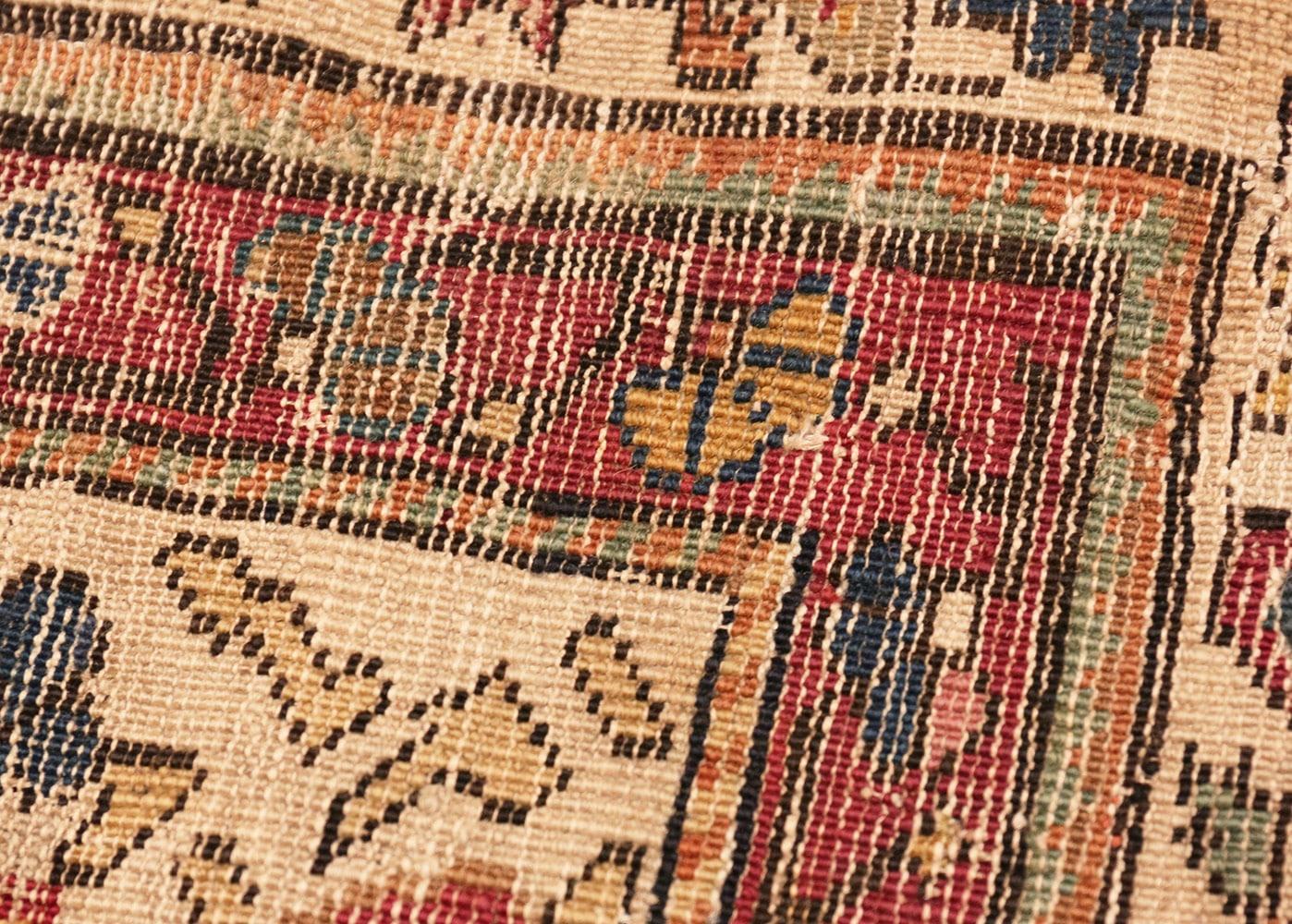 Antique Caucasian Karabagh Runner Rug.7 ft 5 in x 19 ft 7 in In Excellent Condition For Sale In New York, NY
