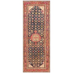 Nazmiyal Collection Antique Caucasian Karabagh Runner Rug.7 ft 5 in x 19 ft 7 in
