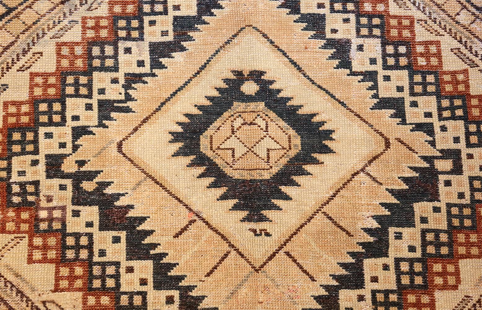 Tribal Antique Caucasian Shirvan Rug. 6 ft. 3 in x 11 ft. 3 in For Sale