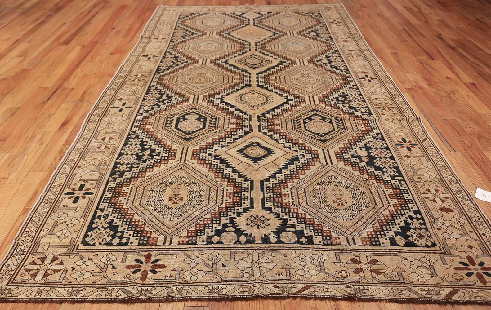 Antique Caucasian Shirvan Rug. 6 ft. 3 in x 11 ft. 3 in For Sale 1