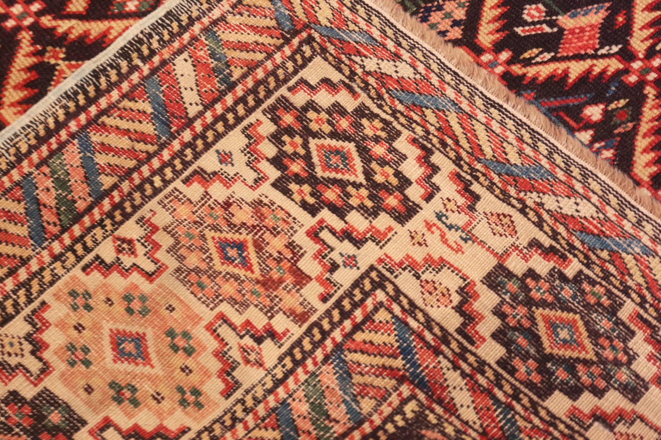 20th Century Nazmiyal Collection Antique Caucasian Shirvan Runner Rug. 3 ft 5 in x 14 ft 2 in