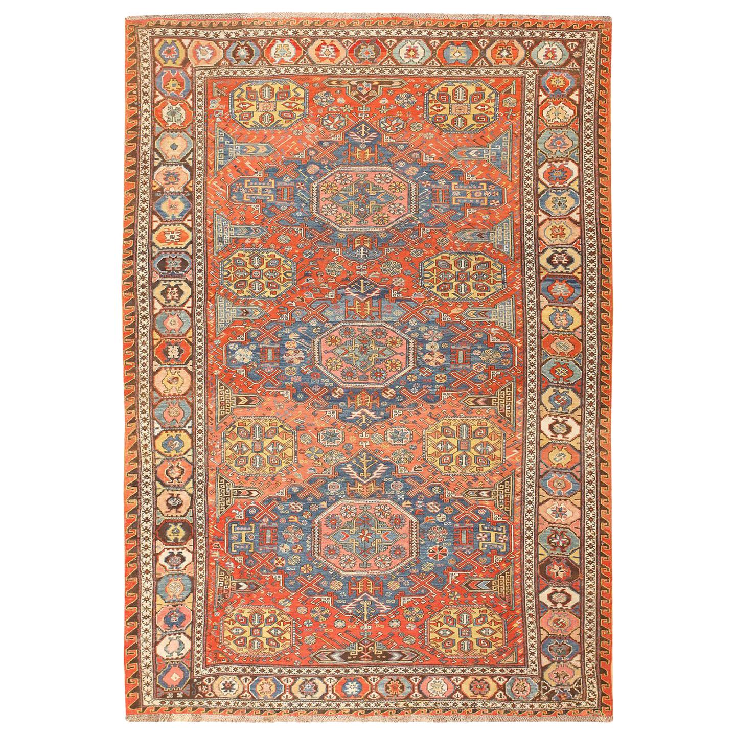 Nazmiyal Collection Antique Caucasian Soumak Rug. 6 ft 9 in x 9 ft 6 in