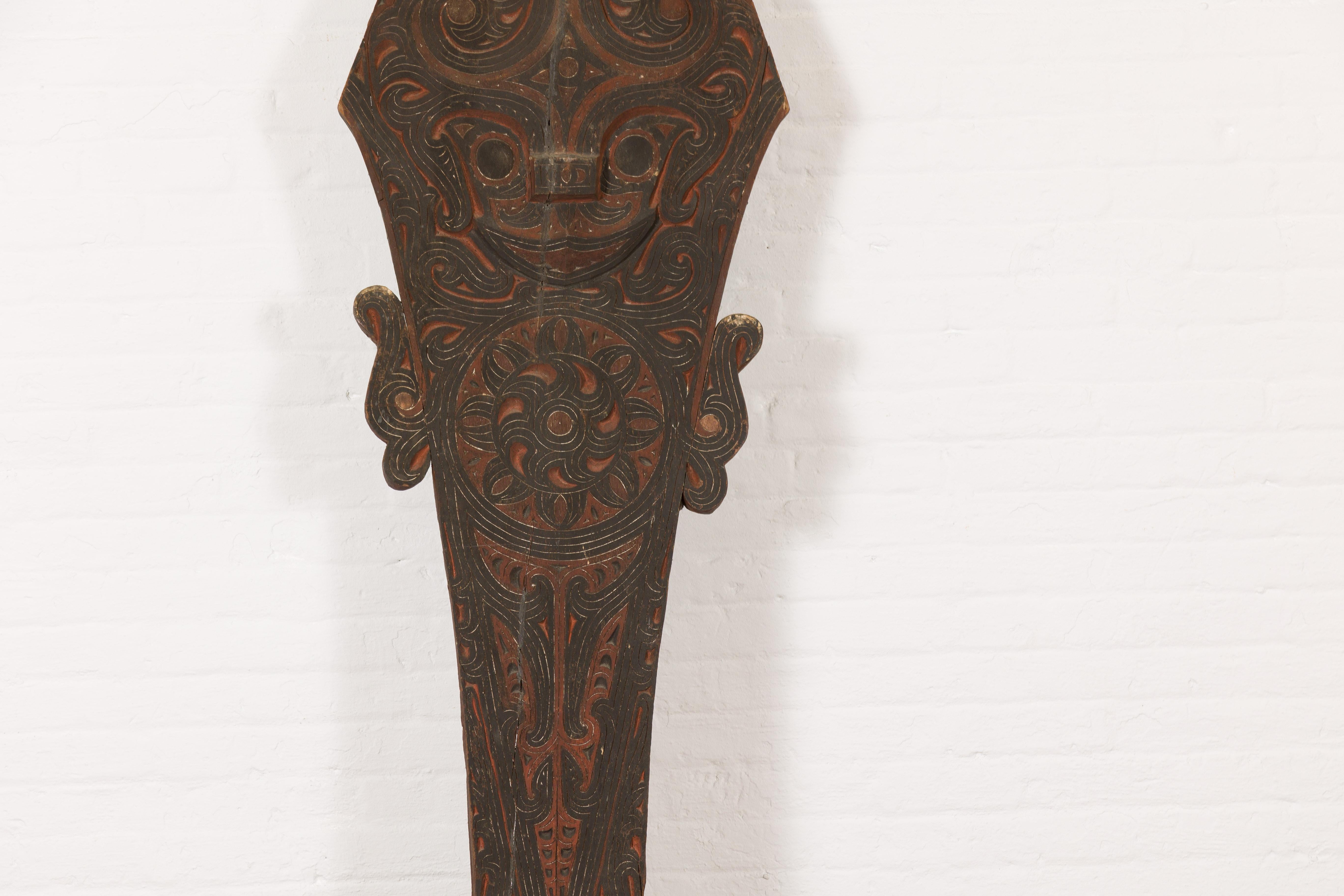 19th Century Hand Carved Antique Tribal Carving For Sale