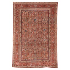 Tribal Antique Mahal Carpet, Soft Palette