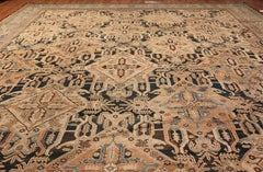 Antique Oversized Persian Bakhtirari Geometric Rug. Size: 15 ft x 30 ft