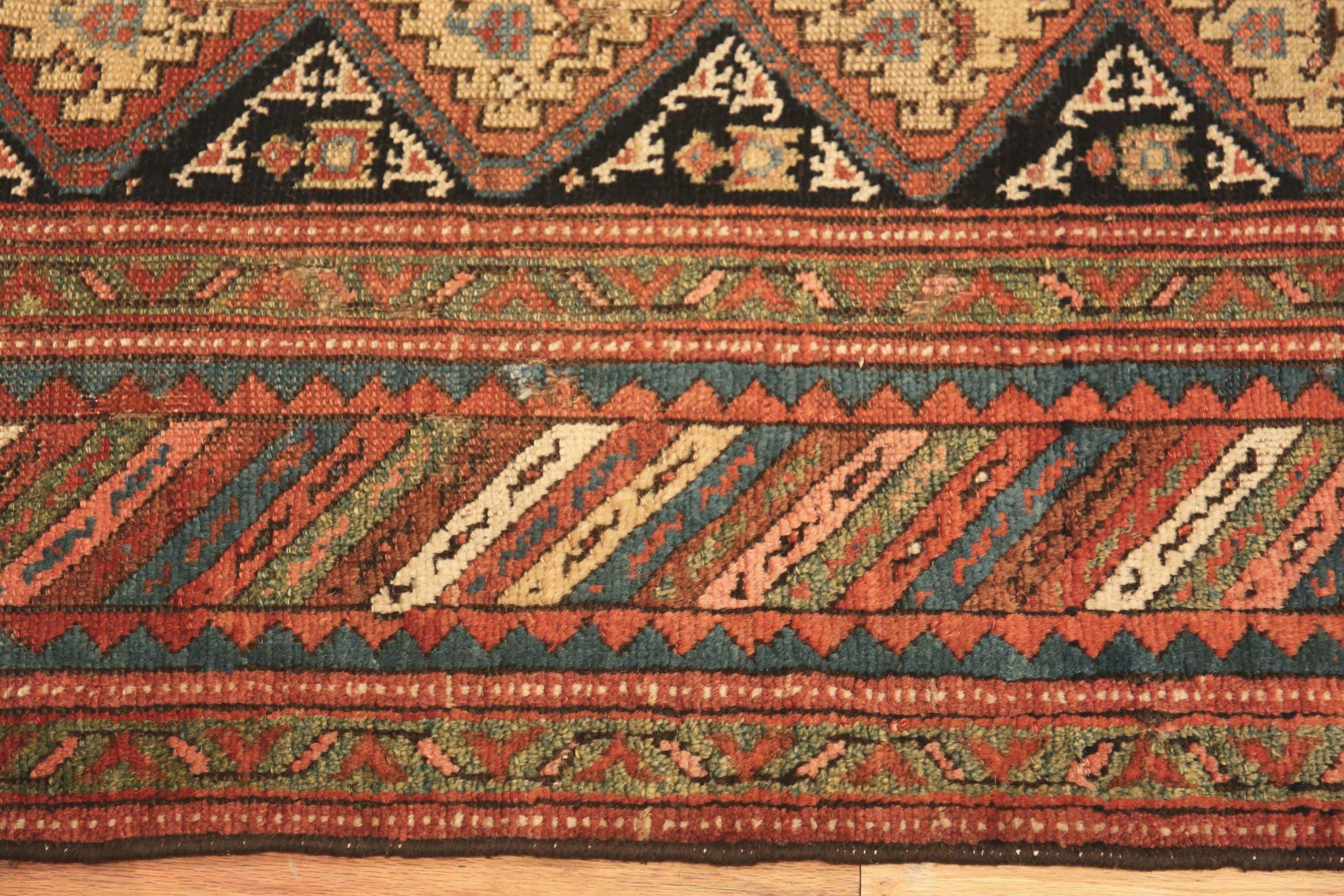 Tribal Antique Persian Kurdish Rug. 6 ft 9 in x 19 ft 10 in For Sale