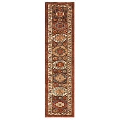 Nazmiyal Collection Antique Persian Kurdish Runner. 3 ft 8 in x 13 ft 10 in