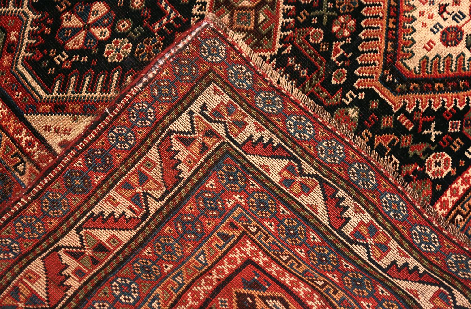 Tribal Antique Persian Qashqai Rug 1