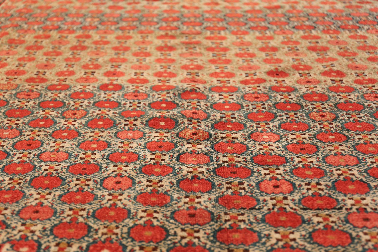 Hand-Knotted Tribal Antique Persian Serab Rug