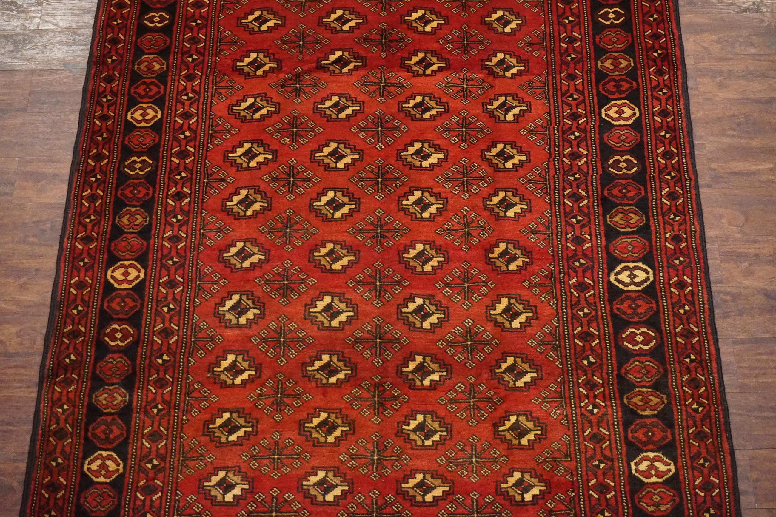 Stammeskunst-Läufer von Baluchi Bukhara, um 1940 (Handgeknüpft) im Angebot