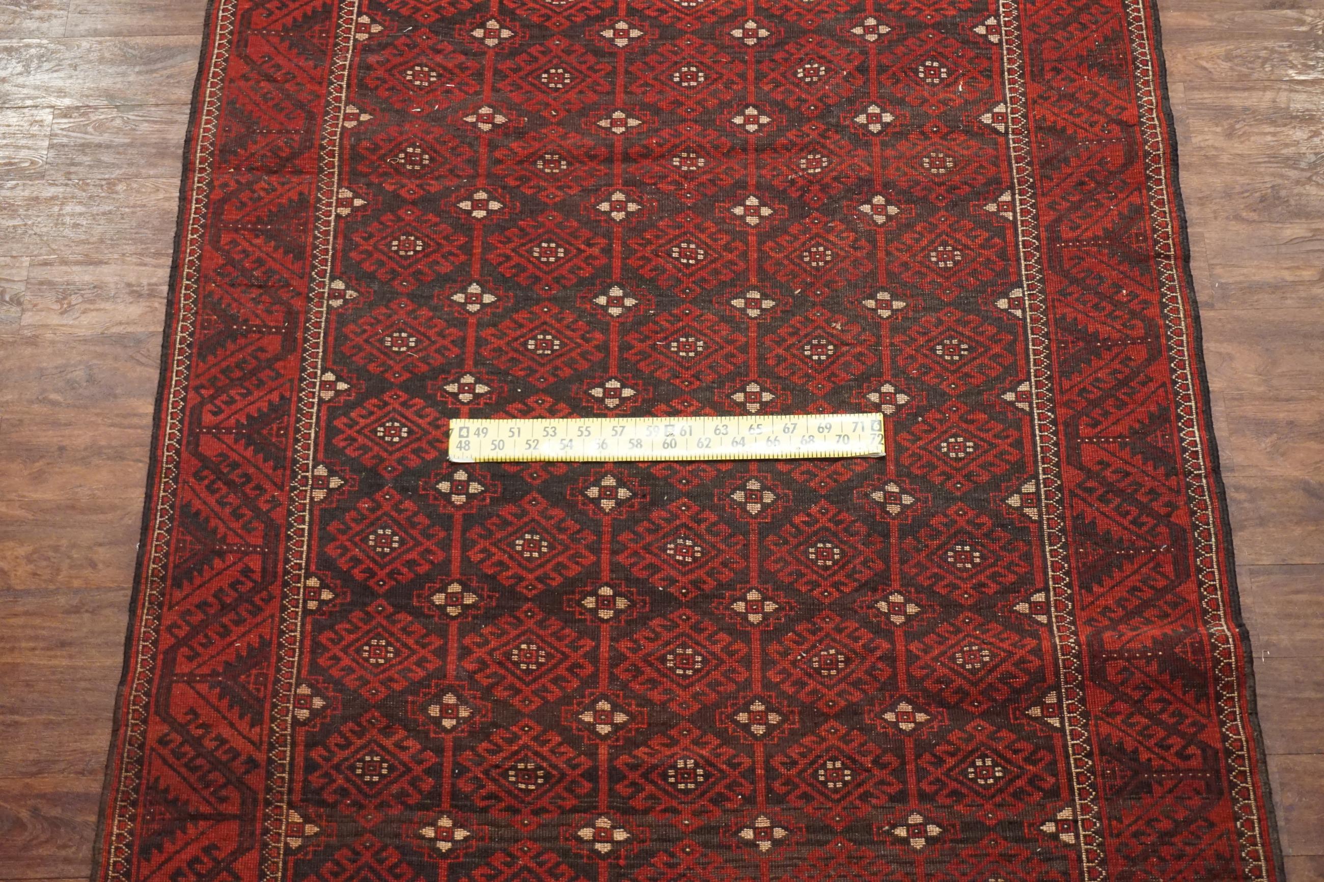 20th Century Tribal Baluchi Gallery Runner with Abrash, circa 1900 For Sale