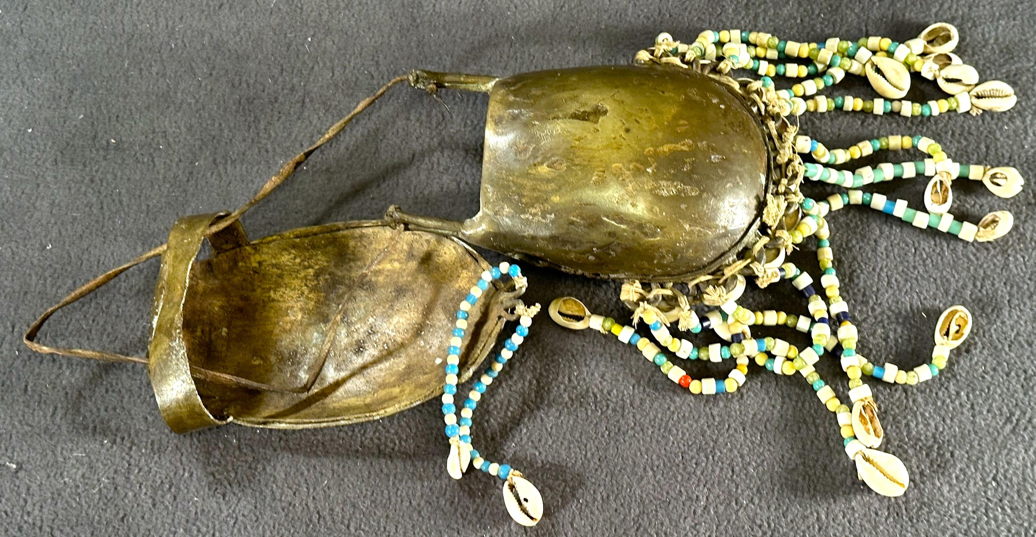 Tribal Bronze Purse, Bag, Sculpture, West Africa For Sale 8