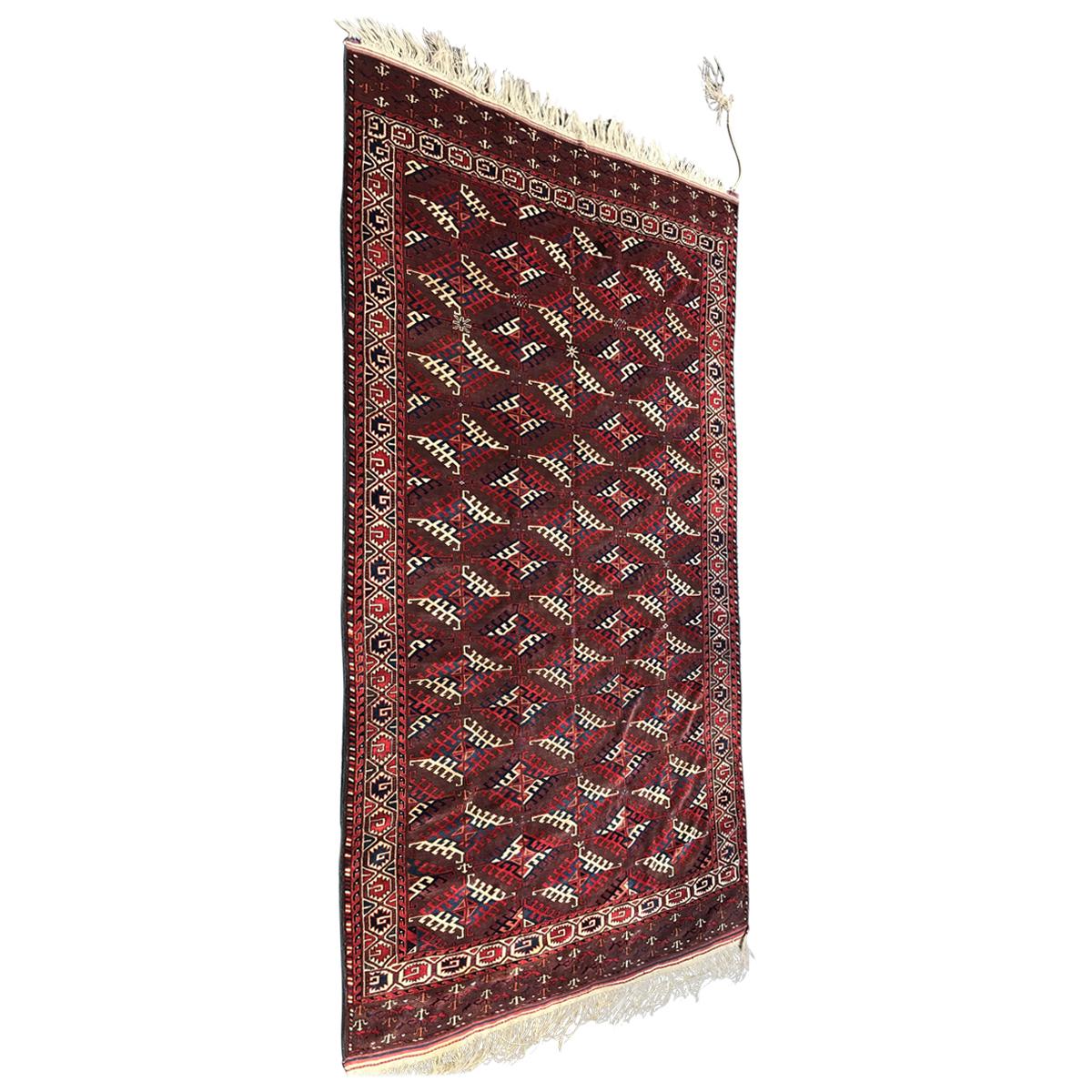 Tribal Caucasian Room Size Rug, circa 1930s