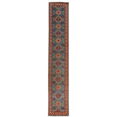 Contemporary Pakistani Kazak Style Runner Rug