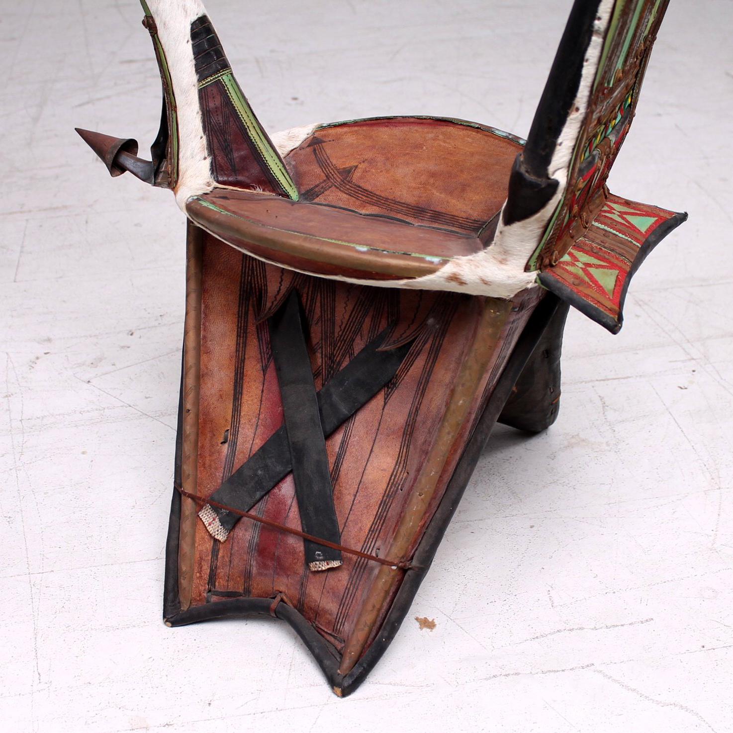 Tribal Chair after Carlo Bugatti In Excellent Condition In Chula Vista, CA