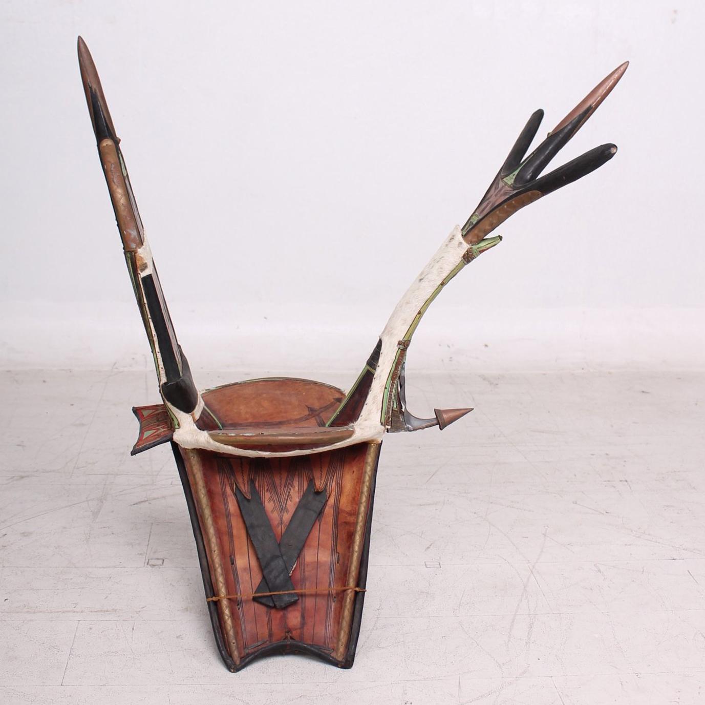Tribal Chair after Carlo Bugatti 2