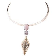Tribal Choker in Gilded Brass from Iosselliani Club Africana