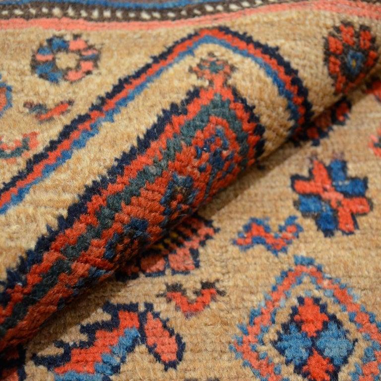 Tribal Classic Antique Rug Blue, Beige and Pink Bidjar Design. 1.85 x 1.25 m For Sale 1