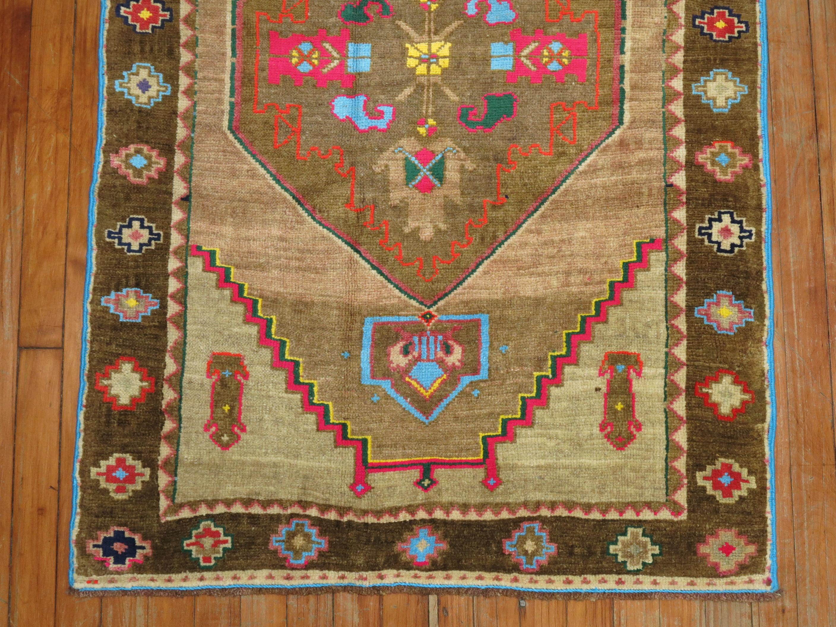 Bohemian Tribal Color Pop Turkish Scatter Rug