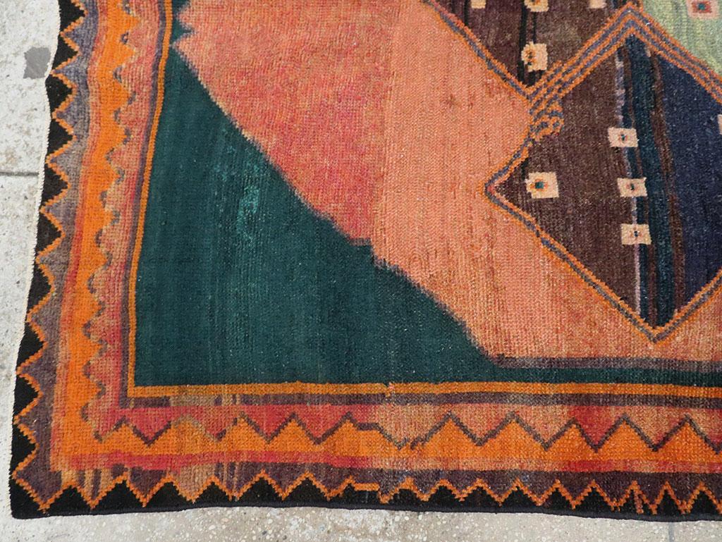 Tribal Early 20th Century Handmade Persian Gabbeh Accent Rug 2