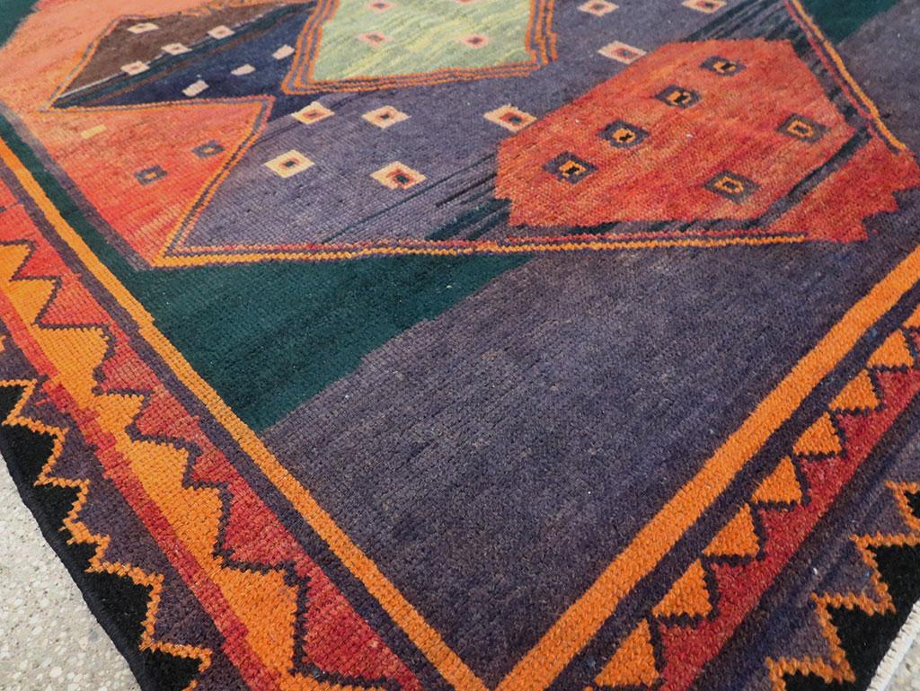 Tribal Early 20th Century Handmade Persian Gabbeh Accent Rug 3