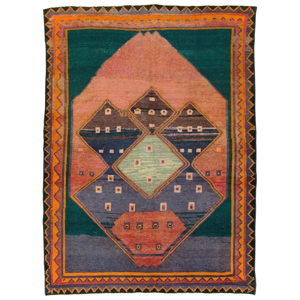 Vintage Persian Gabbeh Rug at 1stDibs