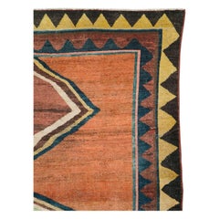 Tribal Early 20th Century Handmade Persian Gabbeh Small Room Size Carpet