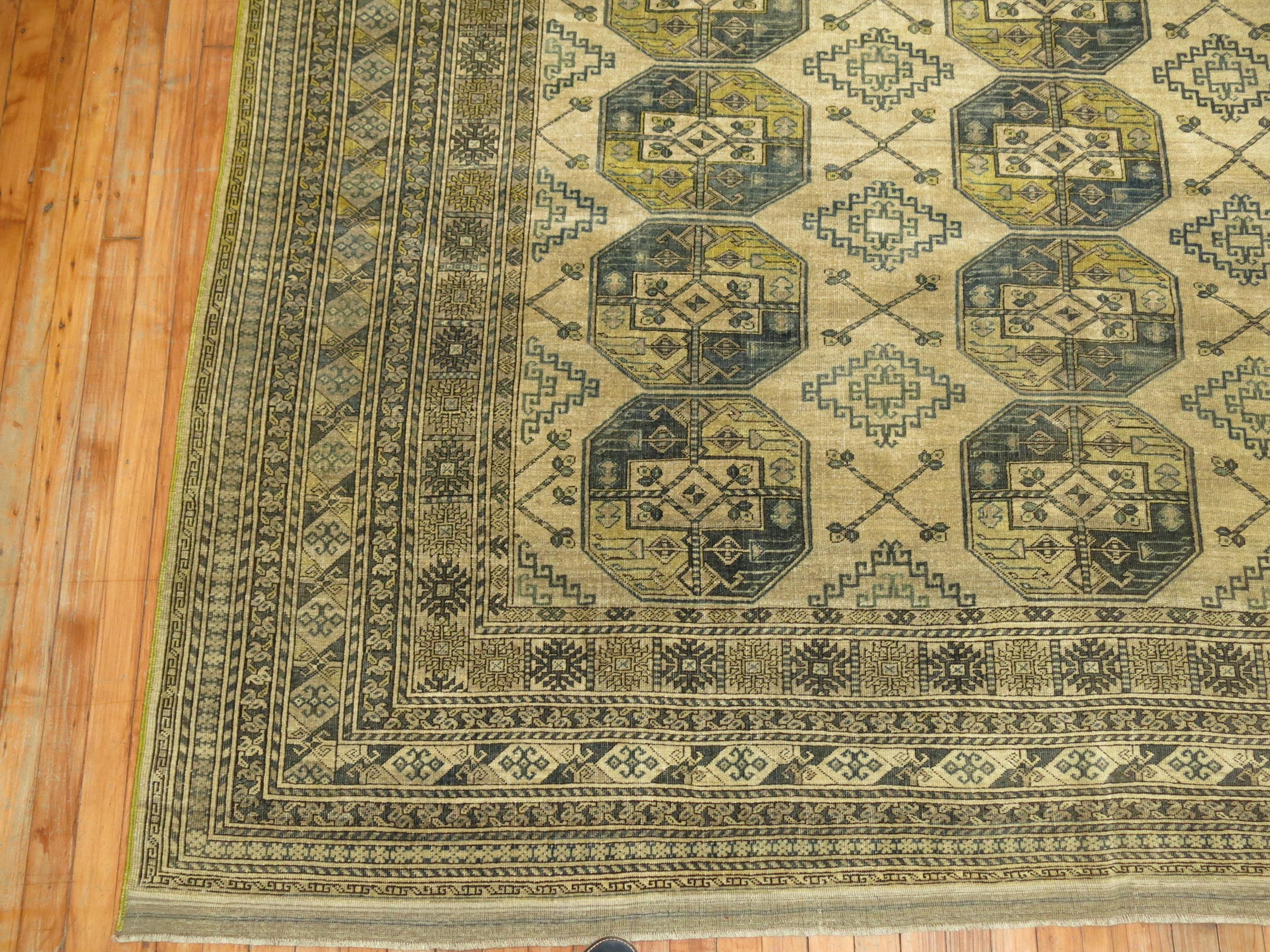Tribal Ersari Carpet In Good Condition In New York, NY