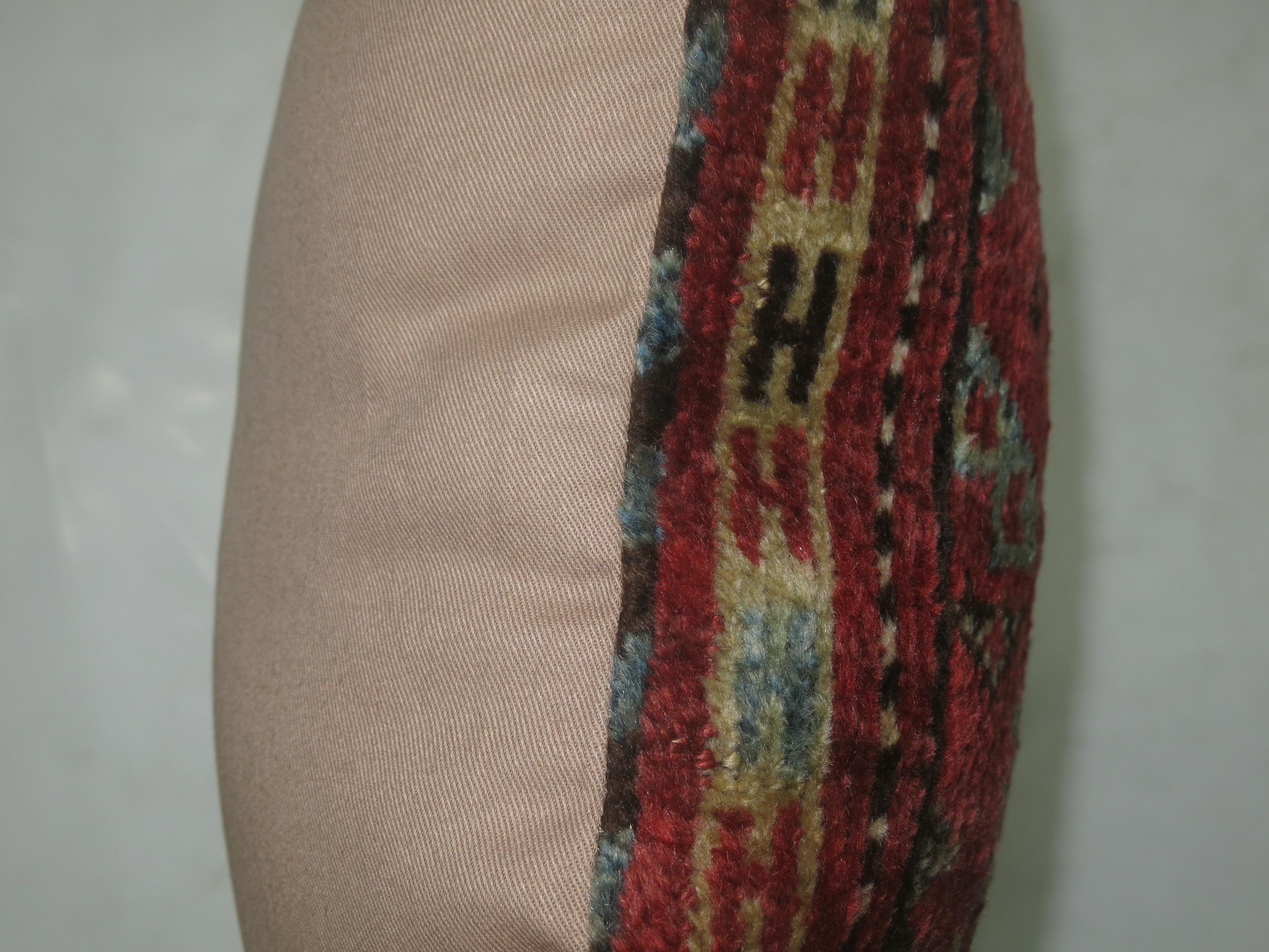 Tribal Ersari Lumbar Rug Pillow In Good Condition In New York, NY