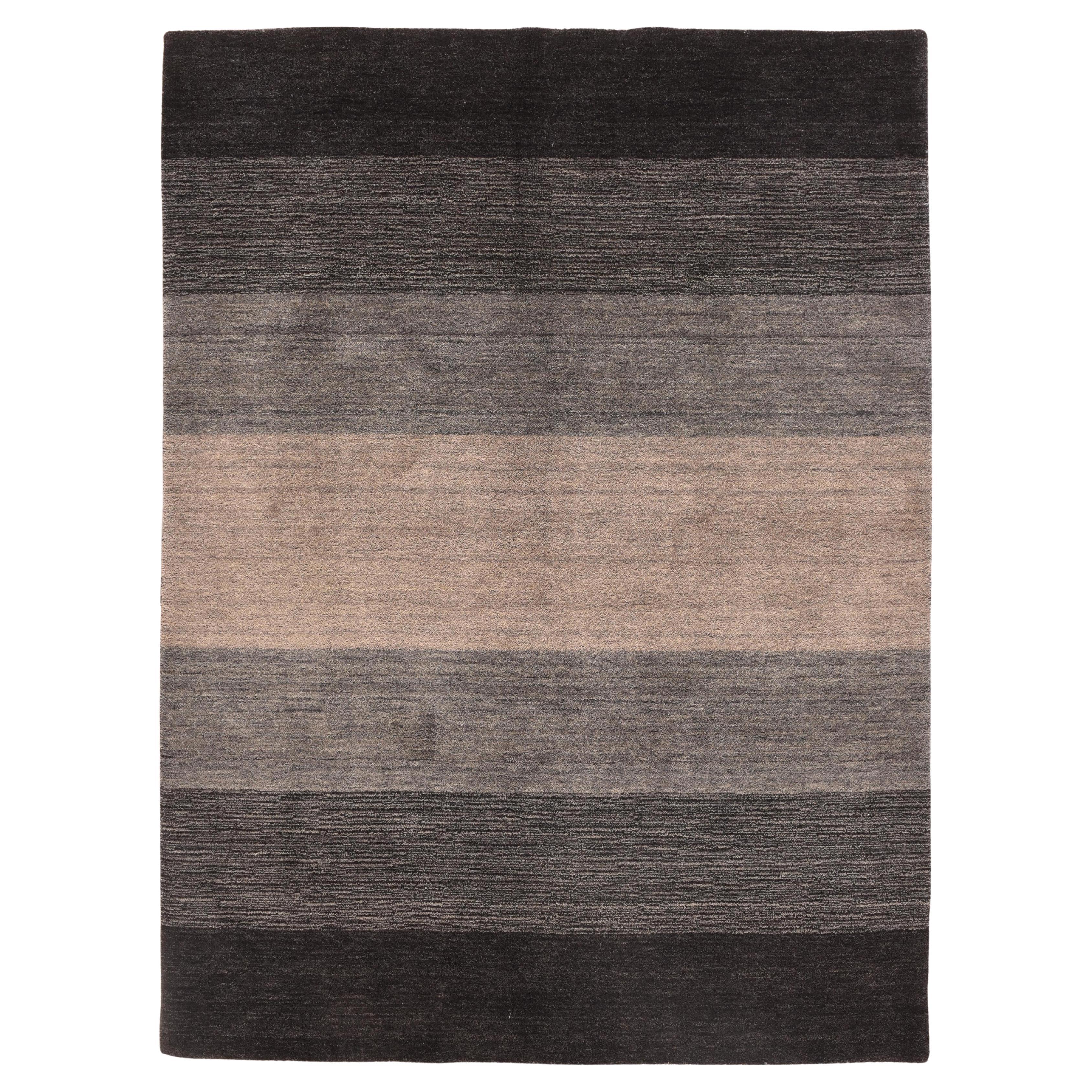Gabbeh Stammeskunst-Teppich 5'7'' x 7'6''