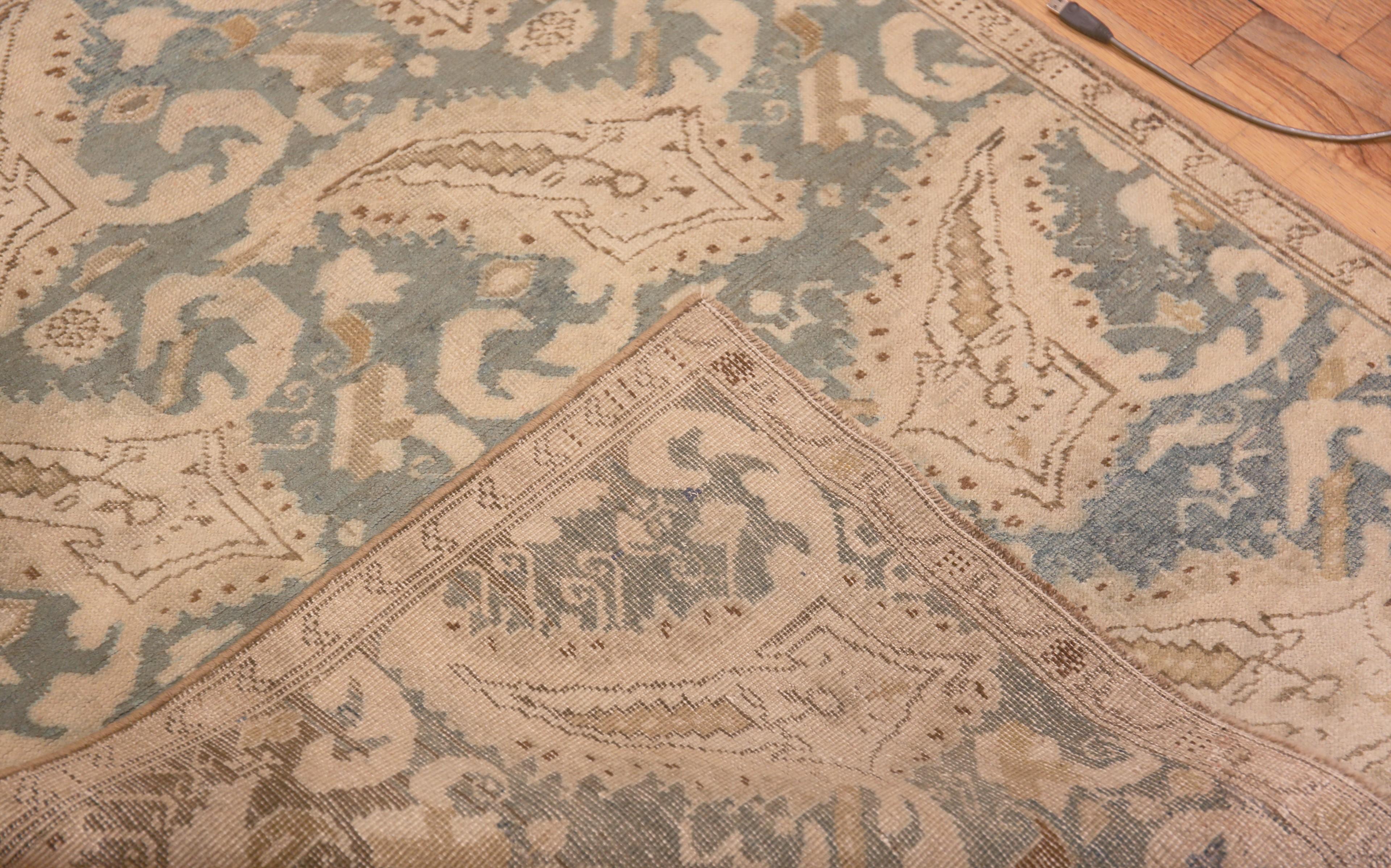 Wool Tribal Geometric Antique Caucasian Karabagh Paisley Runner Rug 3'3