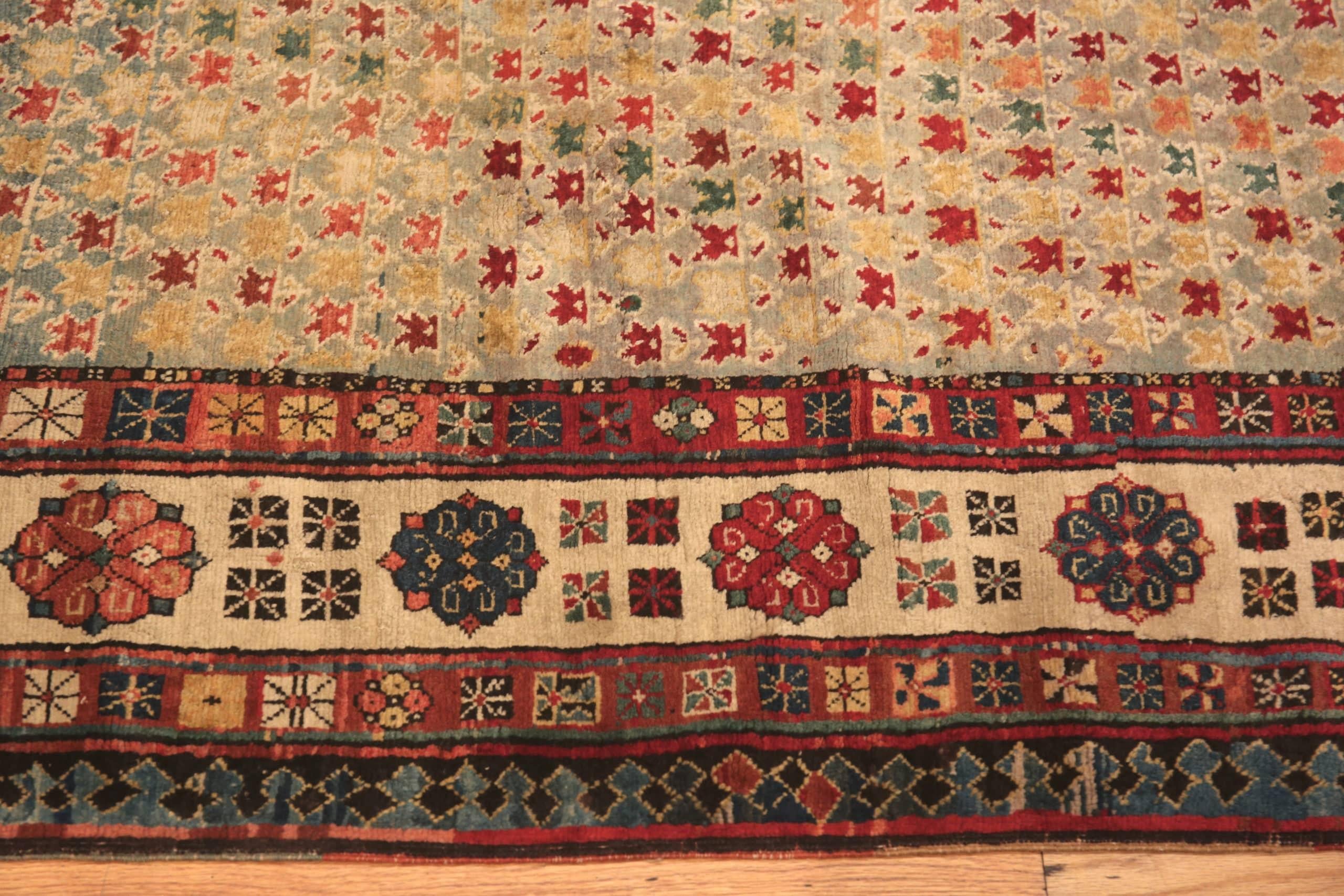 Tribal Antique Caucasian Talish Rug. 3 ft 9 in x 8 ft 8 in For Sale