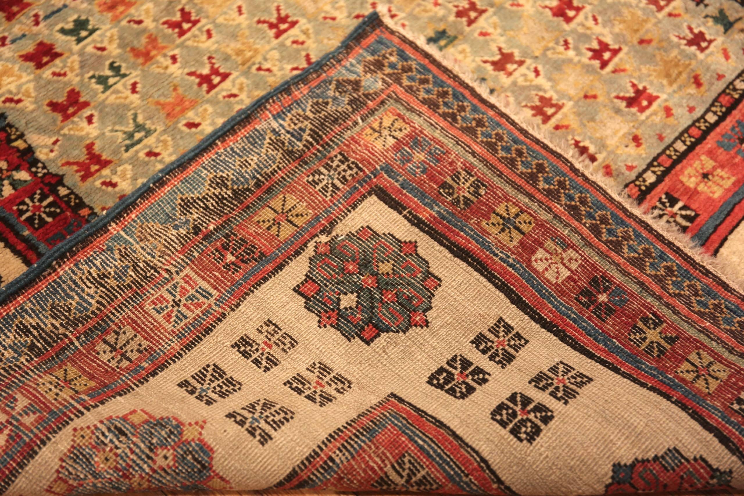 20th Century Antique Caucasian Talish Rug. 3 ft 9 in x 8 ft 8 in For Sale