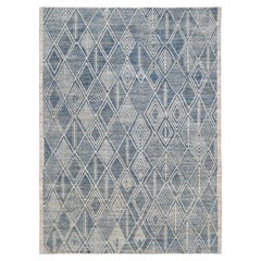 Tribal Geometric Beni Ourain Design Modern Rug 12'3''x16'8''