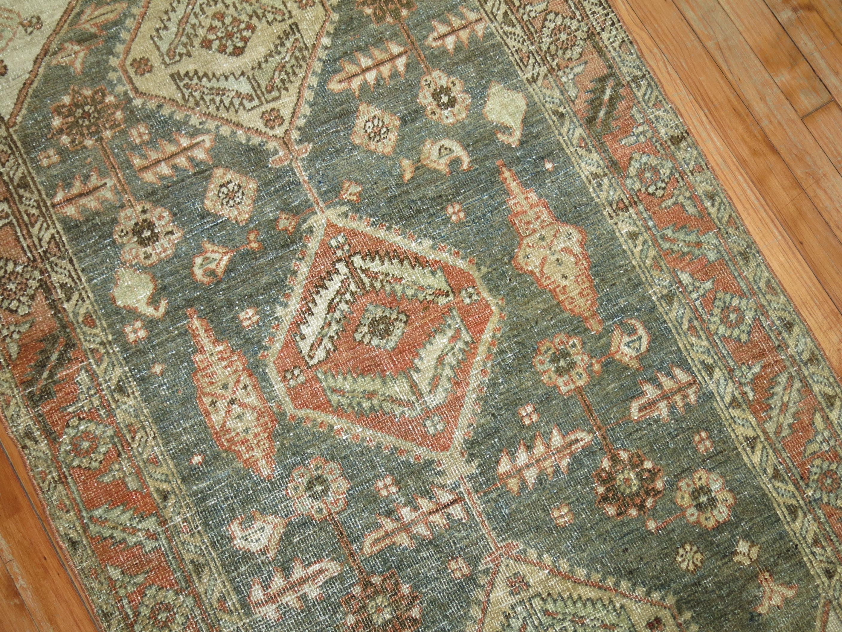 green terracotta rug