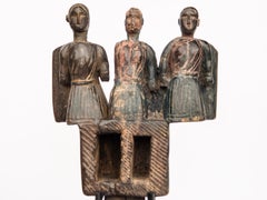 Tribal Hand Carved Lute or Sarangi, the Santal of North India, Mid-20th Century