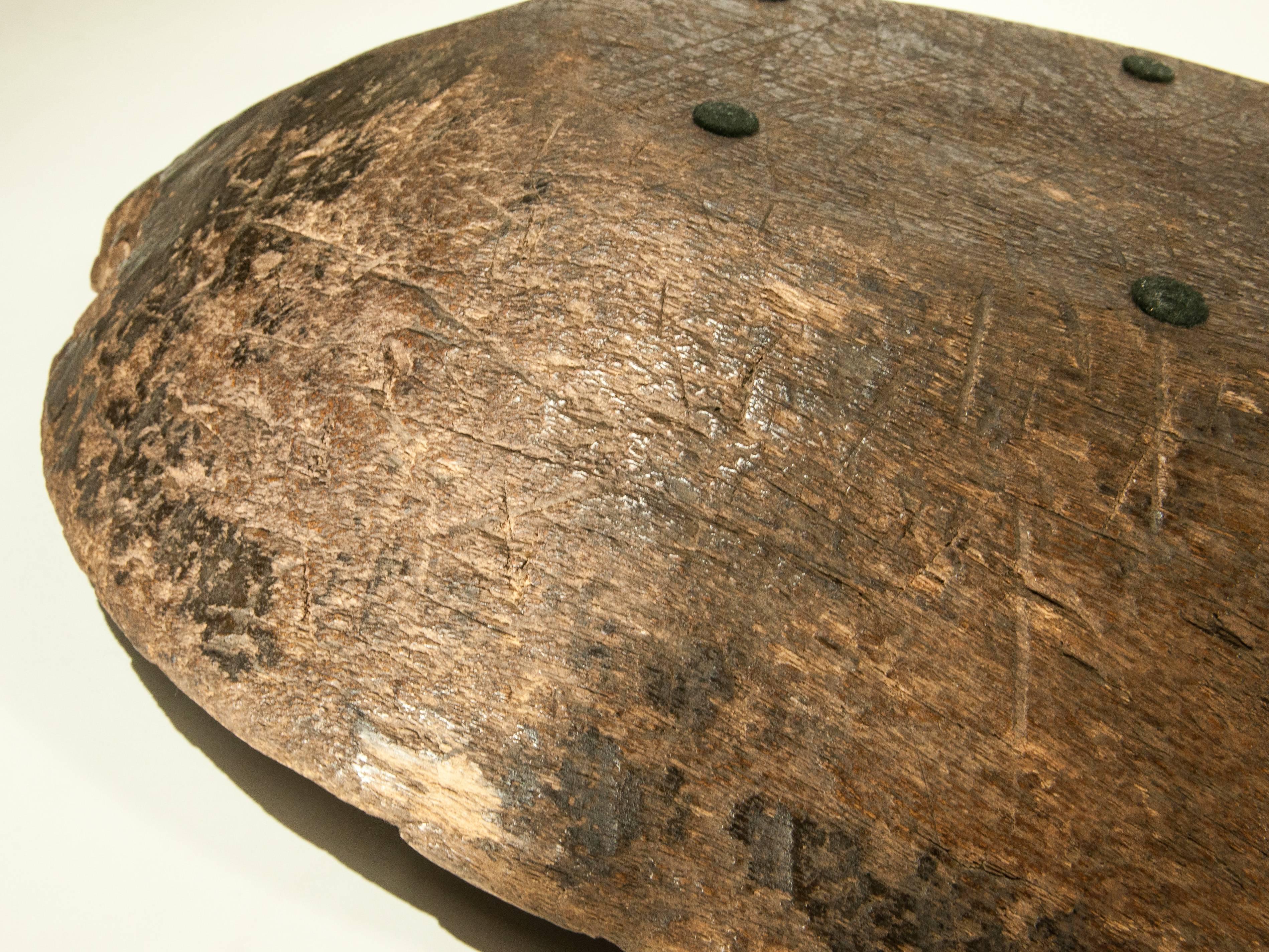Tribal Hand Hewn Wooden Tray, Mentawai Island, Early to Mid-20th Century 11