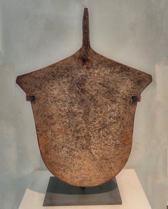 Tribal iron currency sculpture