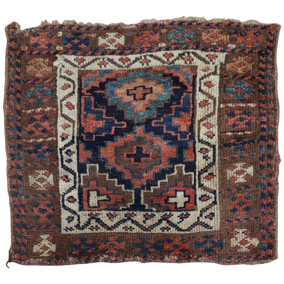 Tribal Kurd Bagface Textile Rug For Sale at 1stDibs