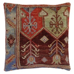 Tribal Large Square Size Rug Pillow