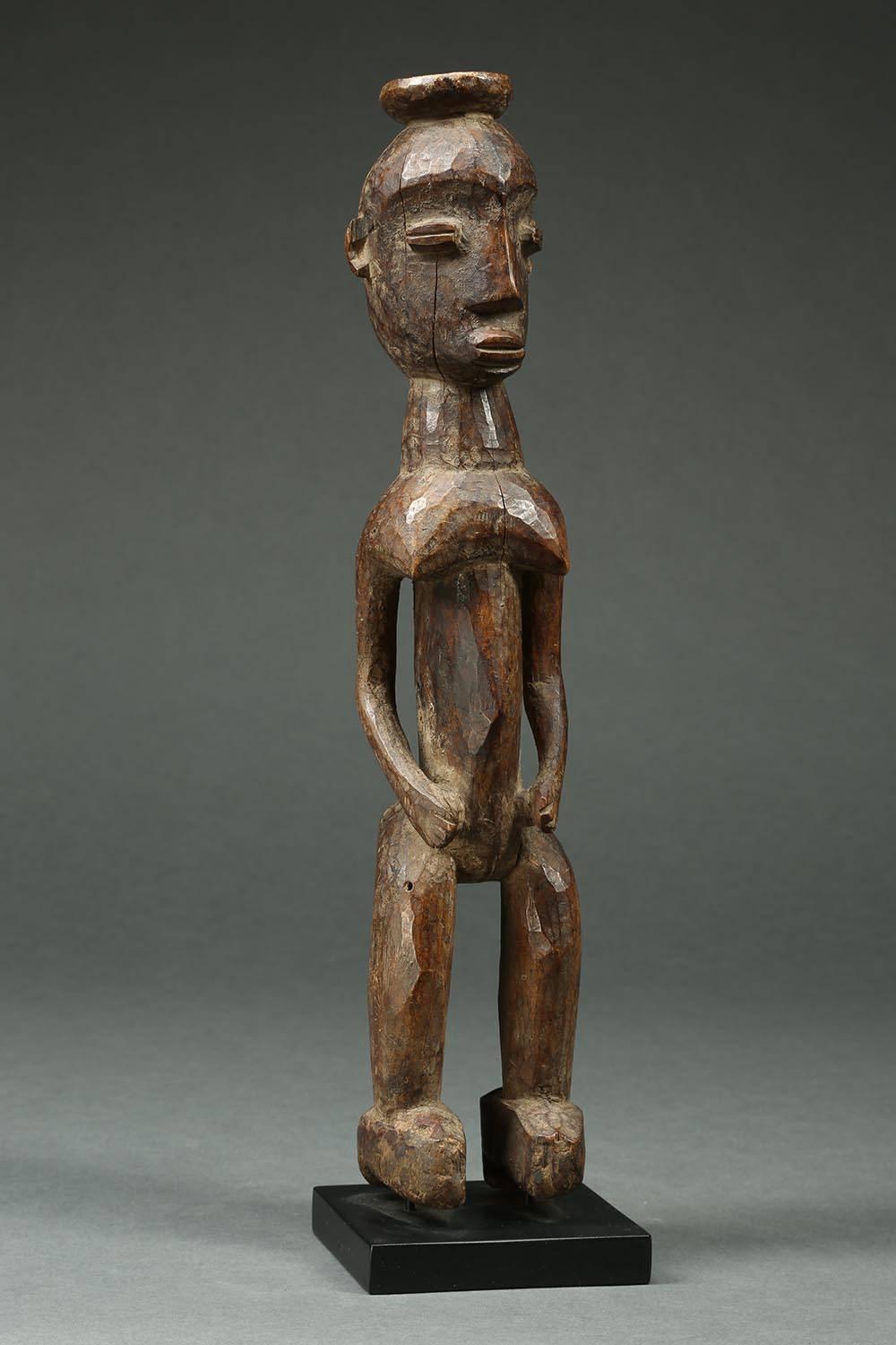 Ghanaian Tribal Lobi Standing Female Figure, Ghana, Africa