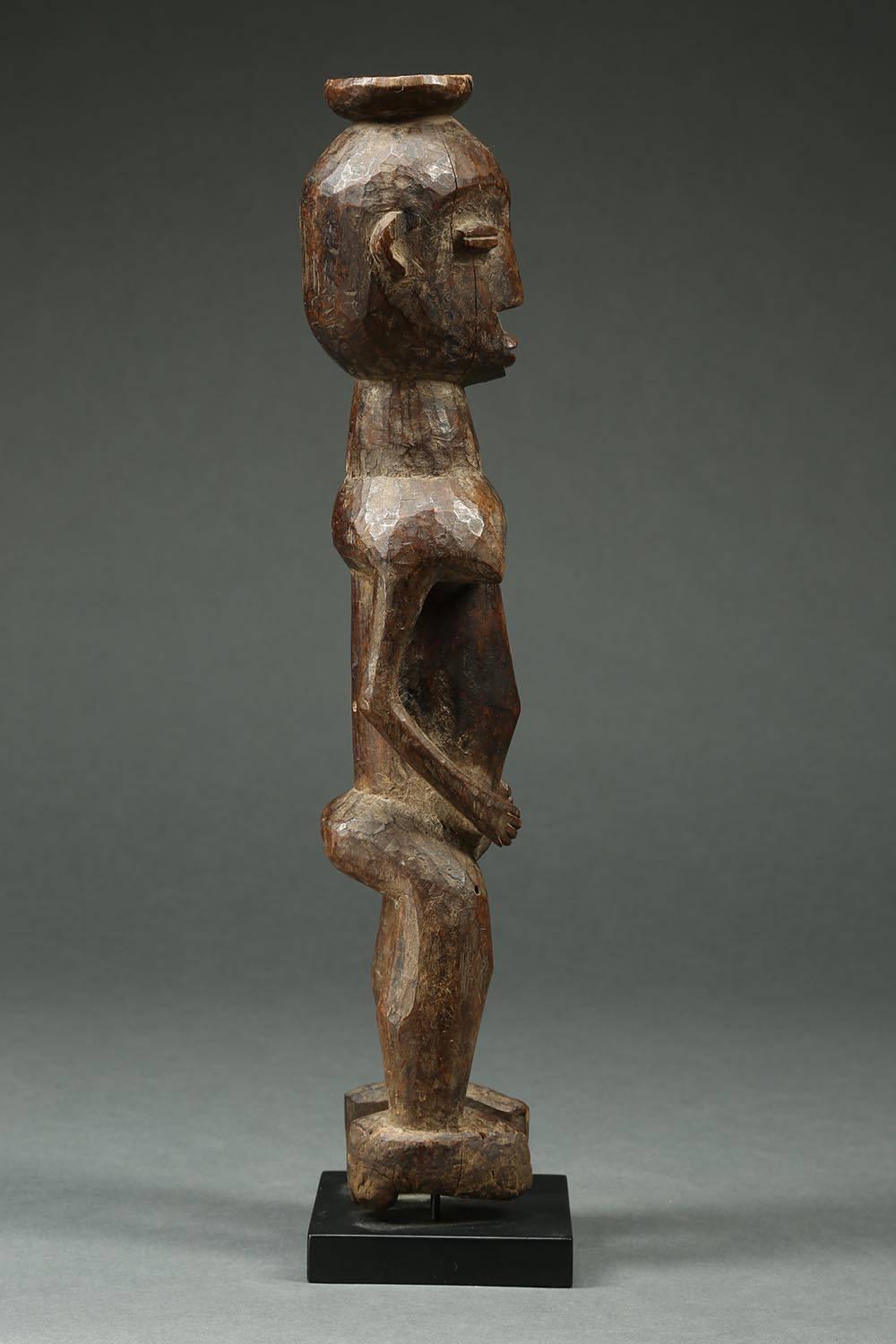 20th Century Tribal Lobi Standing Female Figure, Ghana, Africa